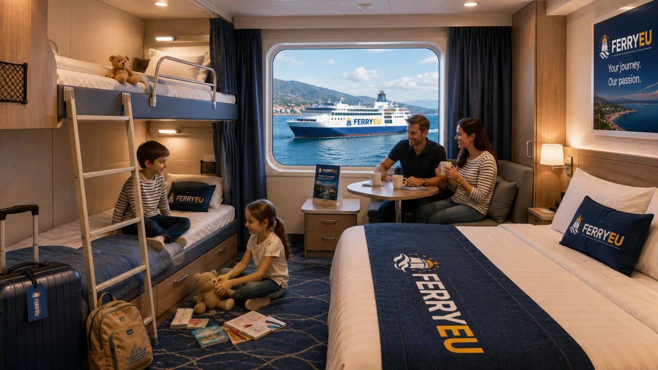Yataklı aile feribot kabini