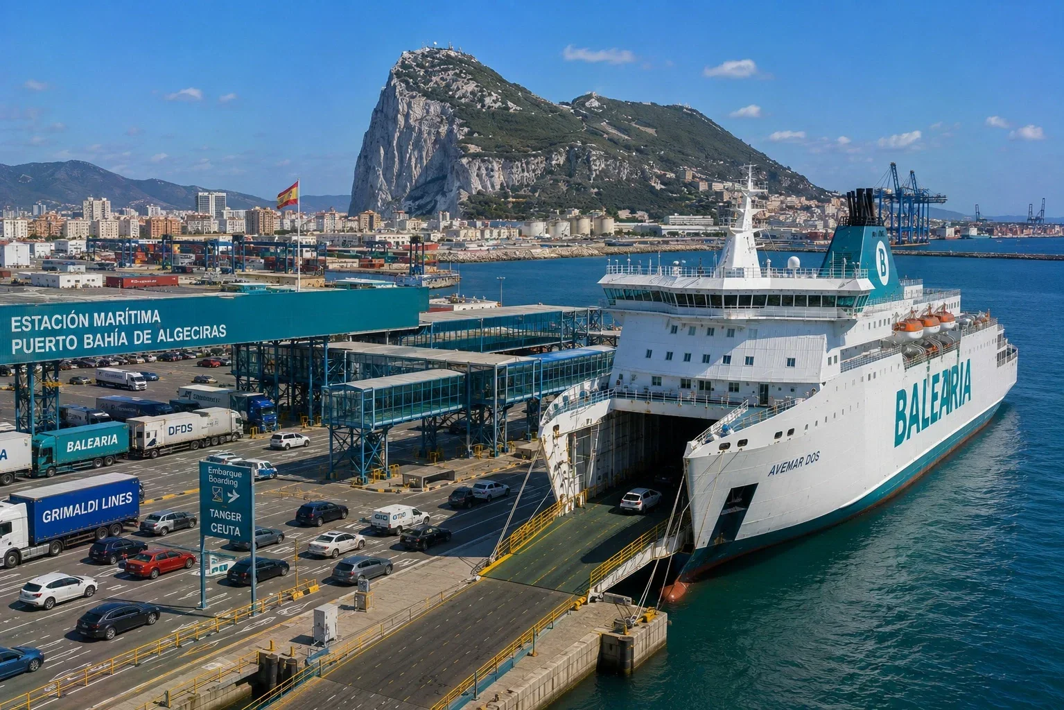 Algeciras feribot limanı
