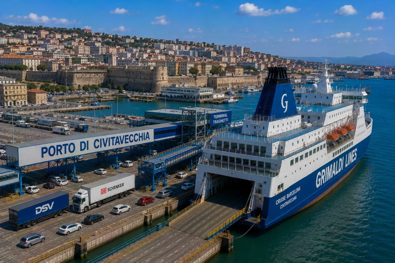 Civitavecchia feribot limanı
