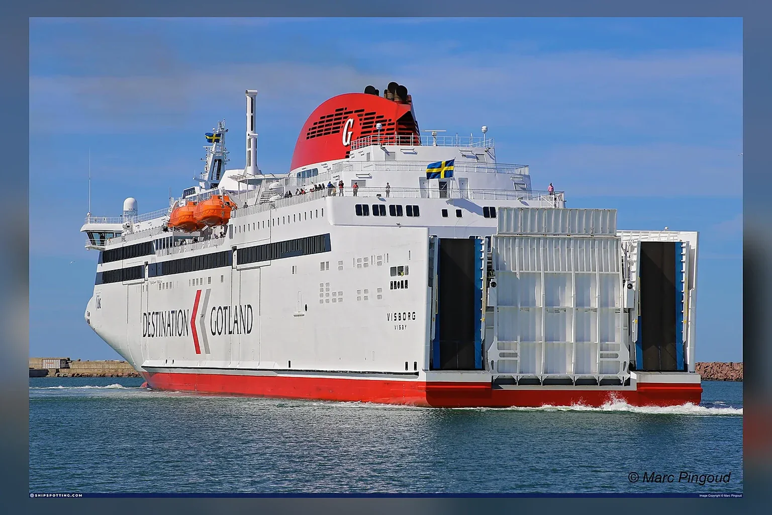 İsveç ana karası ile Gotland arasında sefer yapan Destination Gotland feribotu