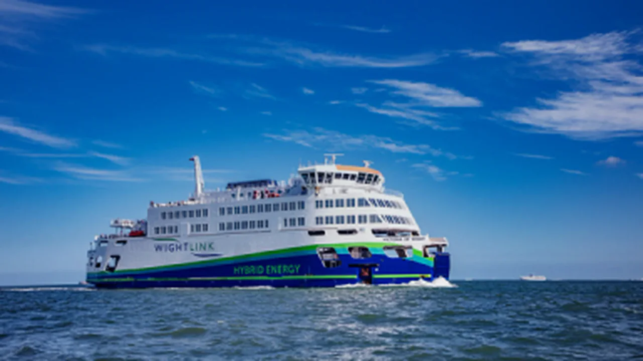 Solent'teki Victoria of Wight feribotu