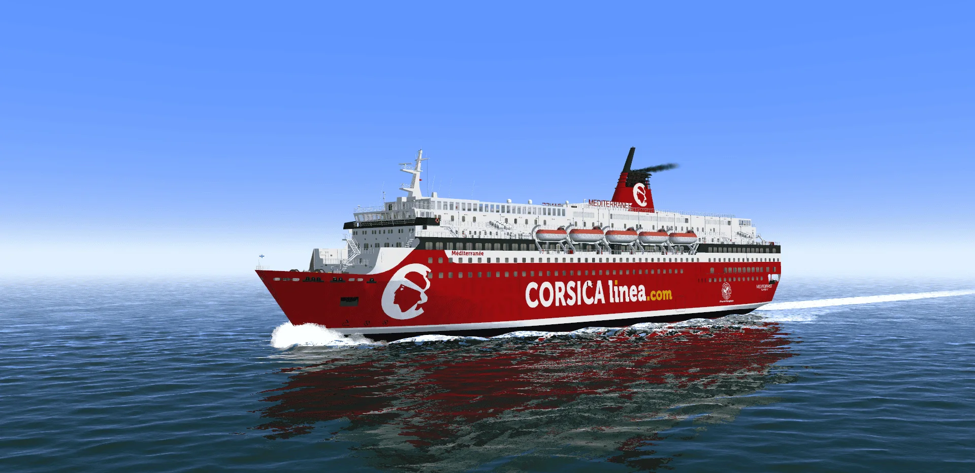 Corsica Linea feribotu Marsilya ve Cezayir'e hizmet ediyor