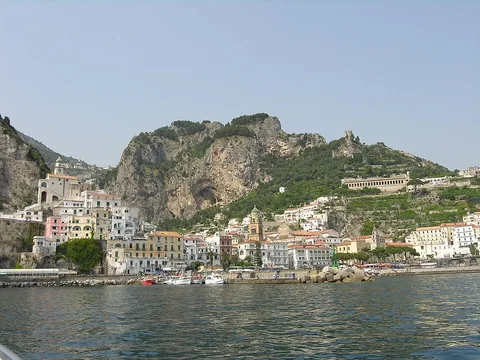 Amalfi, İtalya manzarası