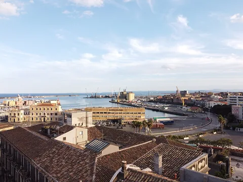Catania, İtalya manzarası