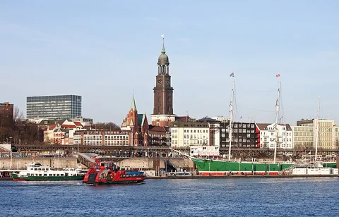 Hamburg, Almanya manzarası