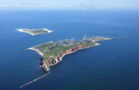 Heligoland, Almanya manzarası