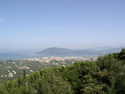 Lefkada, Yunanistan manzarası