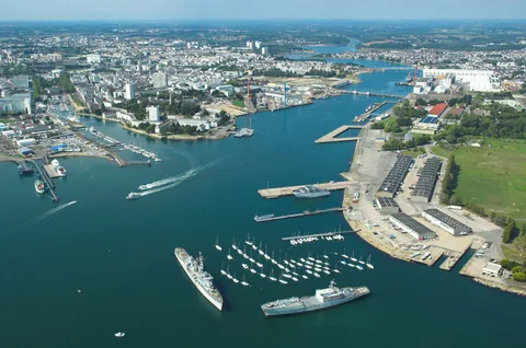 Lorient, Fransa manzarası
