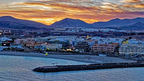 Puerto del Rosario, İspanya manzarası