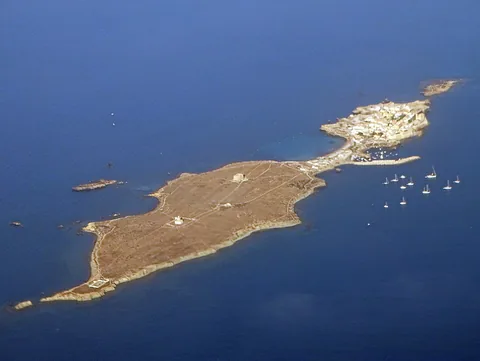 Tabarca Island, İspanya manzarası