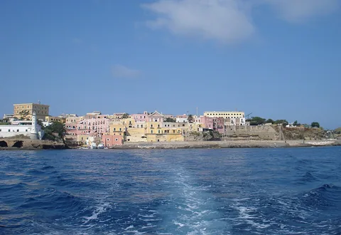 Ventotene, İtalya manzarası